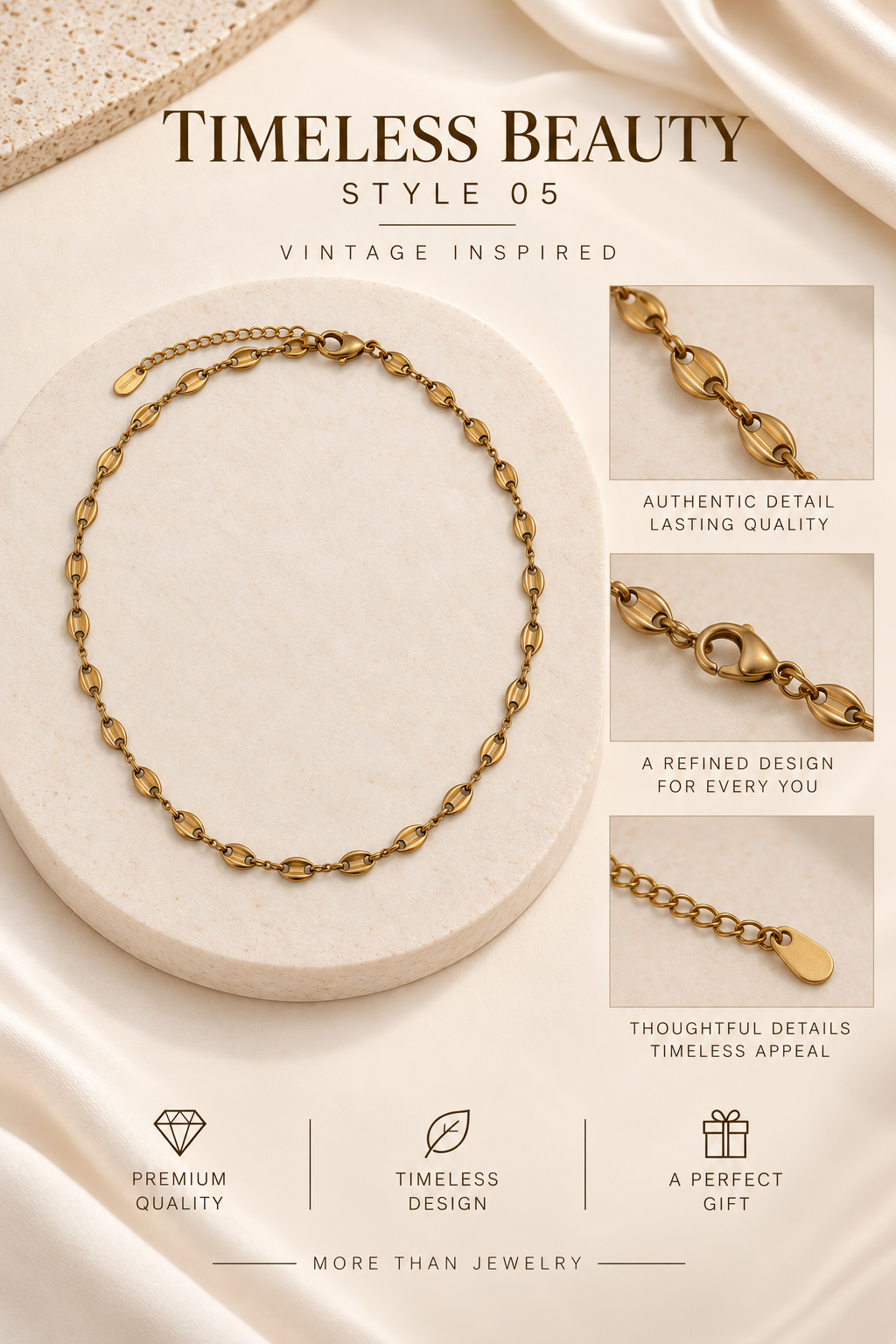 Collana Vintage Inspired Immagine principale del prodotto