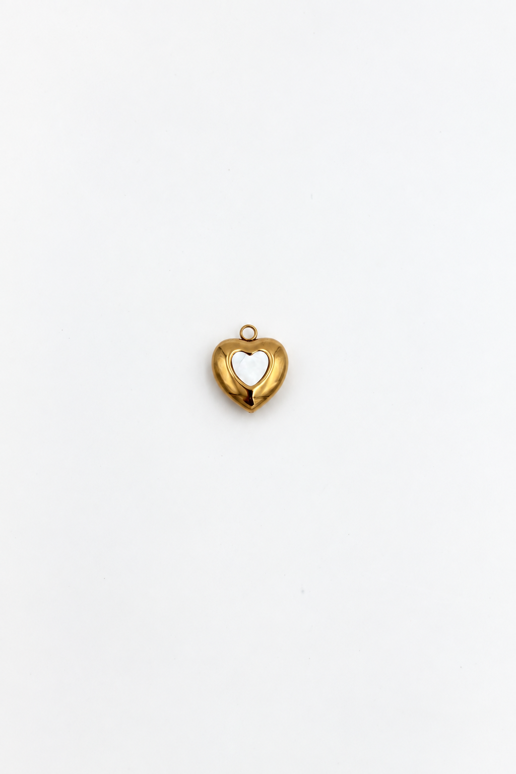 CHARM CUORE MADRE PERLA