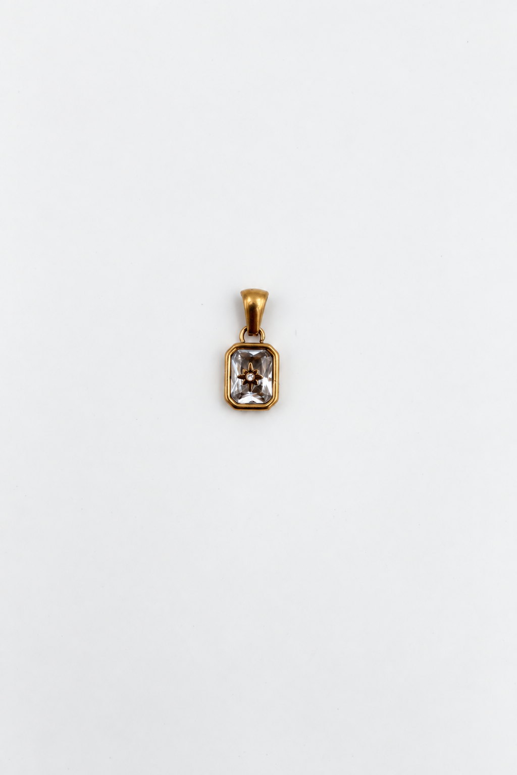 CHARM QUADRATO CON STRASS Immagine principale del prodotto