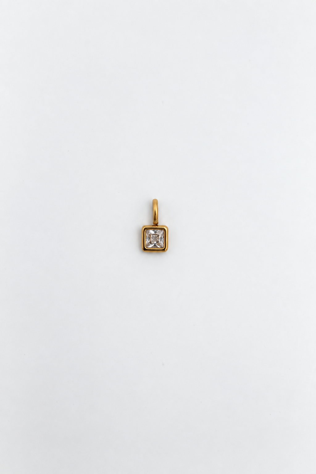 CHARM QUADRATO CON STRASS Immagine principale del prodotto