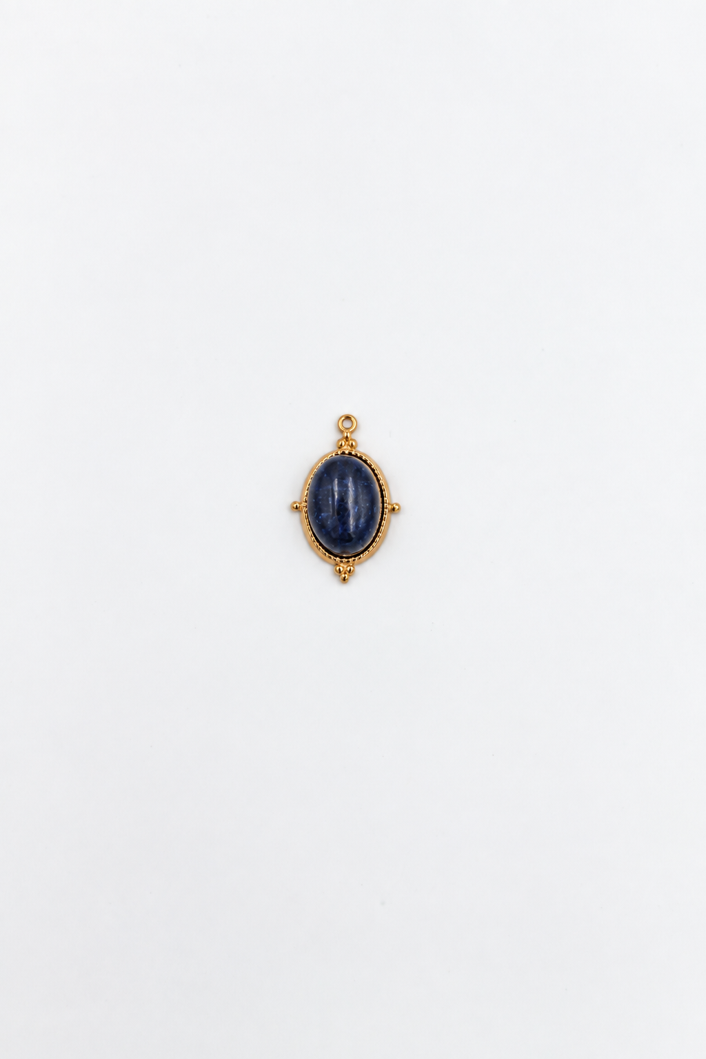 CHARM OVALE CON PIETRA LAPISLAZZULI Immagine principale del prodotto