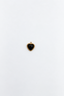 CHARM CUORE CON PIETRA ONICE